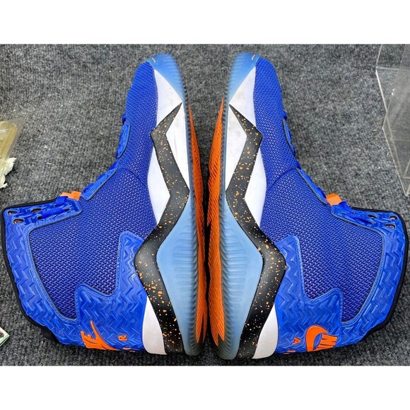 🔥 Air Jordan CP3.VIII AE Blue/Black/Orange Chris Paul PE 807541-405 Sz 12.5 - Picture 9 of 13